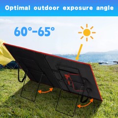 2Pcs Solar Panel Mounting Bracket Quick Angle Adjustment Metal Hardware Foldable