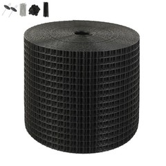 6in x 100ft Solar Bird Guard Roll, PVC-Coated Galvanized Steel Mesh