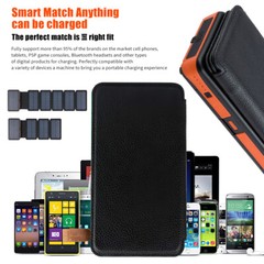 46800mah Portable Solar Mobile Phone Charger Panel Power Bank Waterproof Outdoor