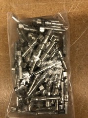 Mc4 Solar Panel Cable Connectors MC4, Qty: 100 Female (-) With Pins 10awg Wire