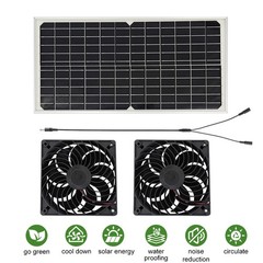 Solar Powered Attic Fan System Roof Vent Fan for Attic or Greenhouse Waterproof