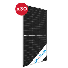 Pallet (30) 545W BiFacial PERC Monocrystaline Solar Panels 16350W 12/30 Yr Warr