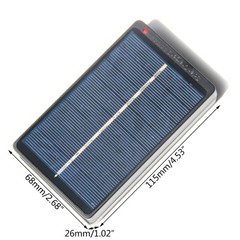 Solar Battery Charger, 1W, 4V, Solar Panel Suitable for AA / AAA Battery Charge