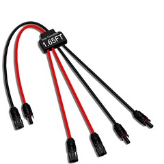 Waterproof Solar Connectors for 2 to 4 Panels – Tool-Free Setup