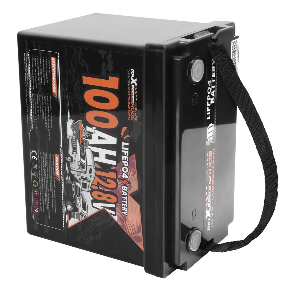 100Ah 12V Deep Cycle LiFePO4 Battery for Caravan Off Grid, Built-in BMS