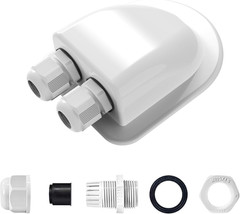 Solar Weatherproof Double Cable Entry Gland, Cable through RV Roof Solar Junctio