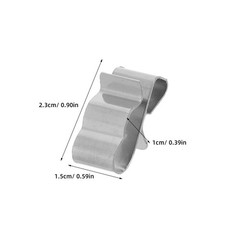 100 Pcs Solar Photovoltaic Cable Clamp Panel Wire Clamps Electrical