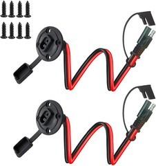SAE Connector Power Socket Sidewall Port,14AWG Cable Weatherproof Quick Conne…