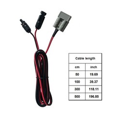 12AWG PVC Coated Copper Wire Solar Panel Plugs SB50 Power Cable for Outdoor