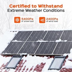 250W 24V Monocrystalline Solar Panel High Efficiency Off-Grid Module RV Marine