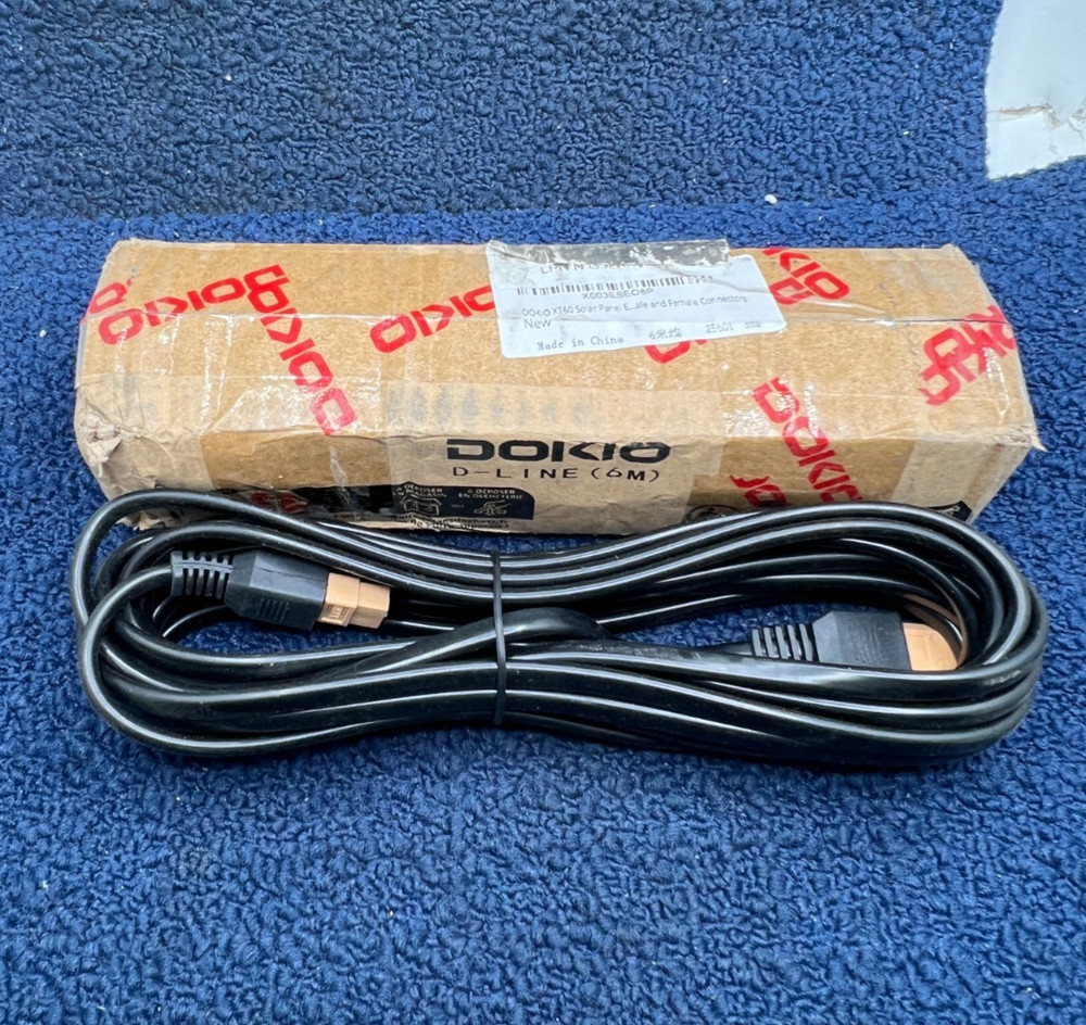 Dokio XT60 Extension Cable – 19.7 ft (6m) – Male and Female Connector