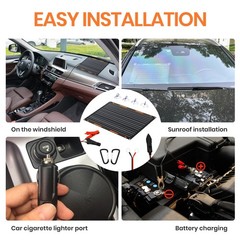 20W 12V Solar Panel Trickle Charger Kit | Built-in Controller, Clips, O-Rings, O