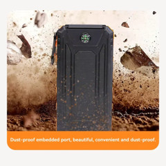 20000 mAh Solar Power Bank Charger for IOS Android USB-A and USB-C Fast Charging