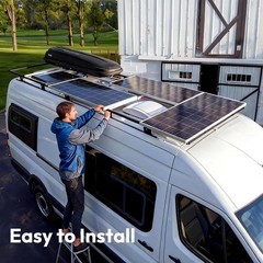 High-Performance 200W Solar Panels 2x100W 23% Monocrystalline PV Module Charger