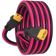 XT60 Compatible Extension Cable 12AWG Male to Female for Solar Batter