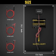 High-Efficiency 30W Solar Panel & Smart Charger for 12V Batteries – Eco-Friendly