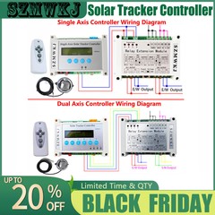 Single/Dual Axis Electronic Controller +Relay Module for Solar Panel Tracker Kit