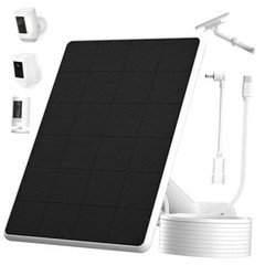 6W Solar Panel for Ring Spotlight Cam Battery & Stick Up Cam Battery, 1 Pack