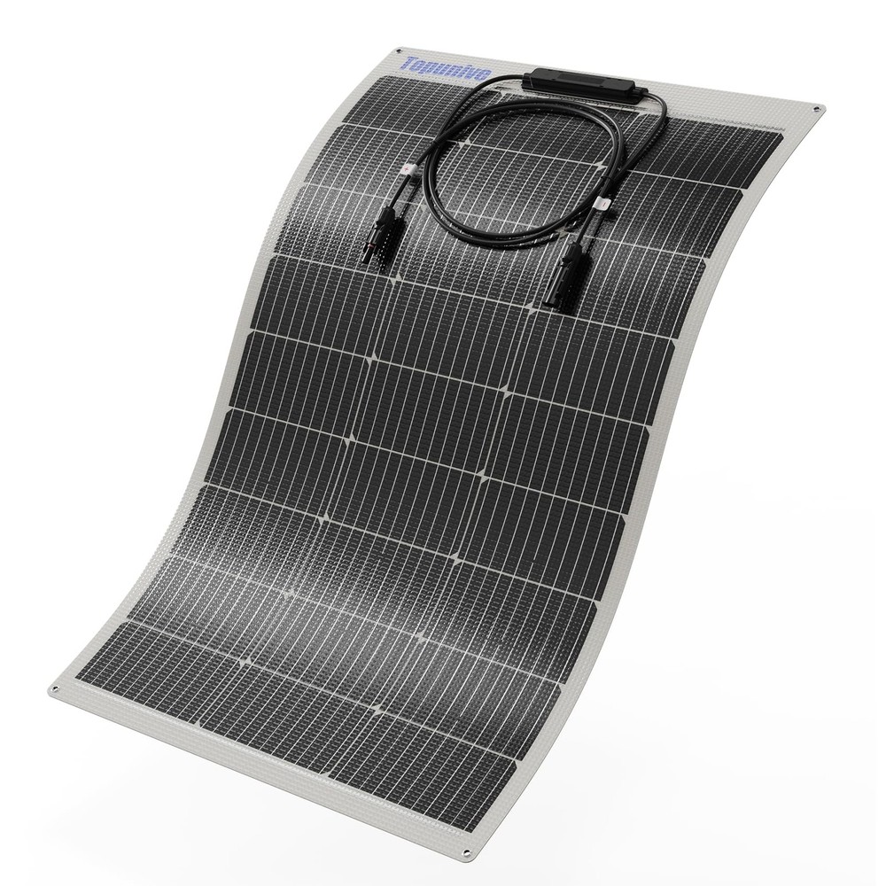 100W Flexible Solar Panel Monocrystalline SemiFlexible 12V RV Boat