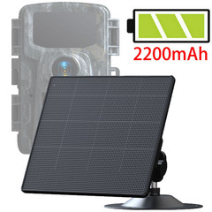 Waterproof Trail Camera Solar Charger 2200mAh Battery for 6V DC Cameras