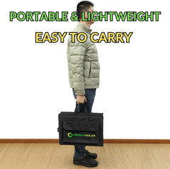 300W 12V Portable Solar Panel Blanket with Anderson Connectors for Solar Generat