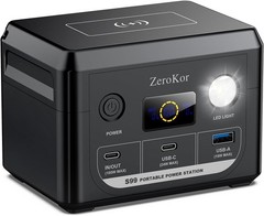100W Portable Power Station with Fast Charging USB C for Camping and Travel