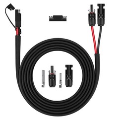 Solar Panel Connector Cable,10AWG SAE to Male & Female Adapter PV Extension C…