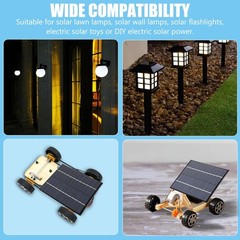 2W 12V Solar Panel DIY Battery Solar Charger Board + Tiger Clip- Perfect for …