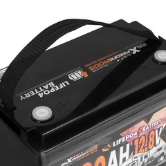 12V 100Ah LiFePO4 Battery for Off Grid Backup System, Lightweight 23lbs, BMS