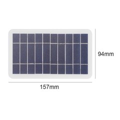 5V High USB Solar Panel Outdoor Hike Camping Portable Cells Battery Solar4004