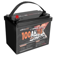 12V 100Ah LiFePO4 Battery for Marine Cold Weather Charging Protection, BMS