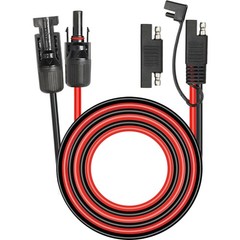 Adapter Cable – 20FT 10AWG Solar Extension Cable for RV Solar Panel Caravan B…