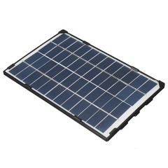 6W 12V Solar Panel DC5521 Interface Battery Outdoor Portable Power Supply