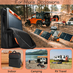 Carrying Case for Jackery Solar Panels | Fits 2 Jackery SolarSaga 200W Bifacial