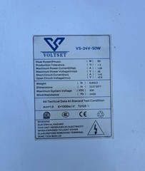 Voltset 50W 24V Solar Panel Battery Charger Kit Monocrystalline RV Boat LiFePO4
