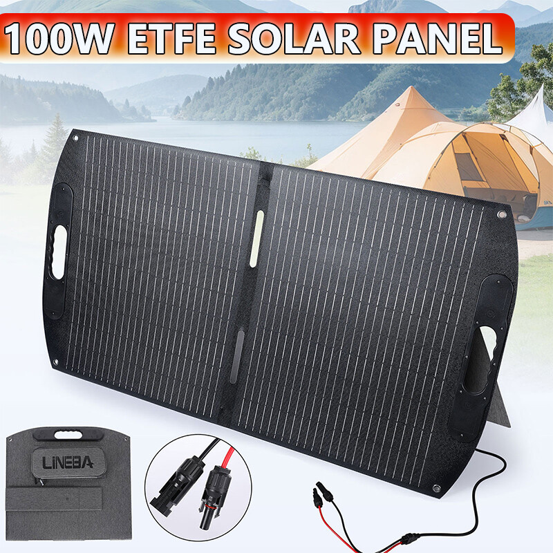 200W Solar Panel Kit Controller 12V Battery Charger Dual USB Caravan Boat US