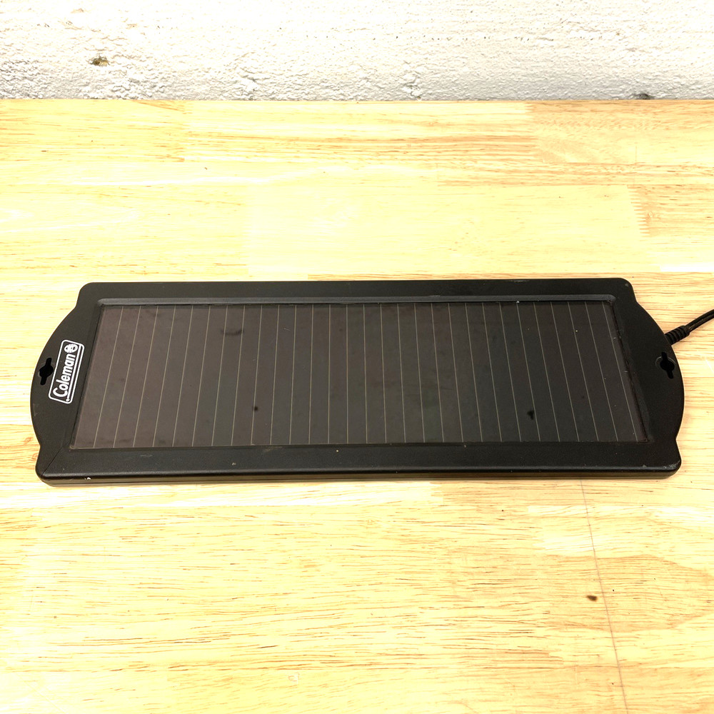 Coleman 58012 2 Watt 2W Solar Panel Battery Maintainer For Charger READ
