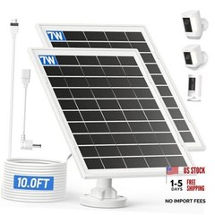 7W Solar Panel for Ring,Solar Charger Works for Ring, Stick Up Cam,Stick Up