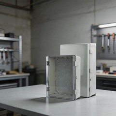 Plastic Distribution Box Waterproof ABS for Outdoor Weak Current Setup