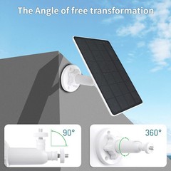 Solar Panel for Blink , 5W Solar Panel Charger IP65 Weatherproof with Blink O…