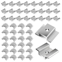 42 Pack Solar Panel Mid Clamps, Solar Panel Clamps Bulk, Solar Panel Bracket …