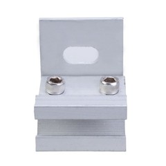 Aluminium Brackets for Solars Panel Fixation on Folded Sheet Metal Roofs