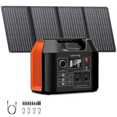 300W Portable Solar Generator with 40W Panel LiFePO4