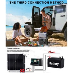 6000W Solar Panel Kit with Battery & Inverter Off Grid for Home RV Camping