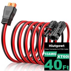 10AWG XT60i Solar Cable 40FT, XT60i Cable to Solar Connector, Solar Panel Con…