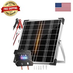 High-Efficiency 20W Solar Charger for 12V Batteries – Weather-Resistant