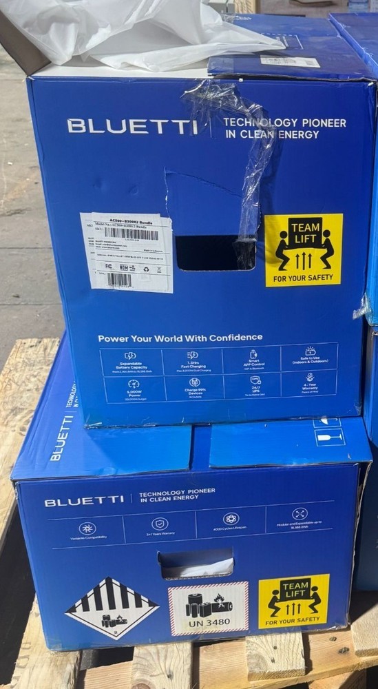 Bluetti Portable Power Station AC500+B300K Combo Open Box