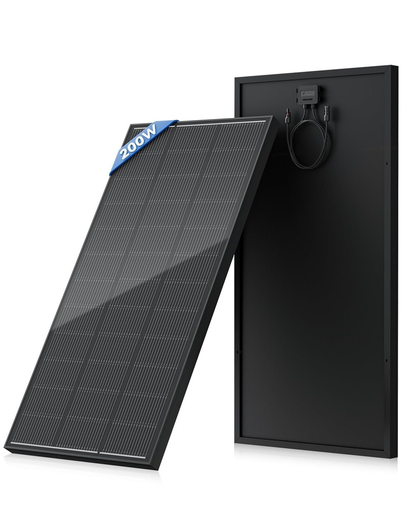 200W Solar Panel 25% Efficiency NType Monocrystalline PV Module 12V Off Grid