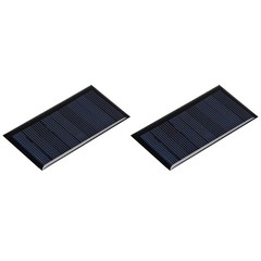 Mini Solar Cell Panel 4.5V 80mA 0.36W 77.5mm x 40.5mm 2pcs
