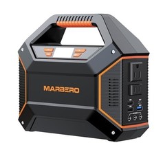 Portable Power Station 155Wh 42000mAh 100W Generator 110V AC Outlets USB LED